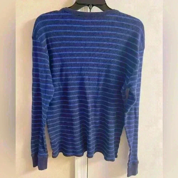Crewcuts‎ thermal crewneck pullover striped 100% cotton boys Sz 16 - Picture 2 of 4